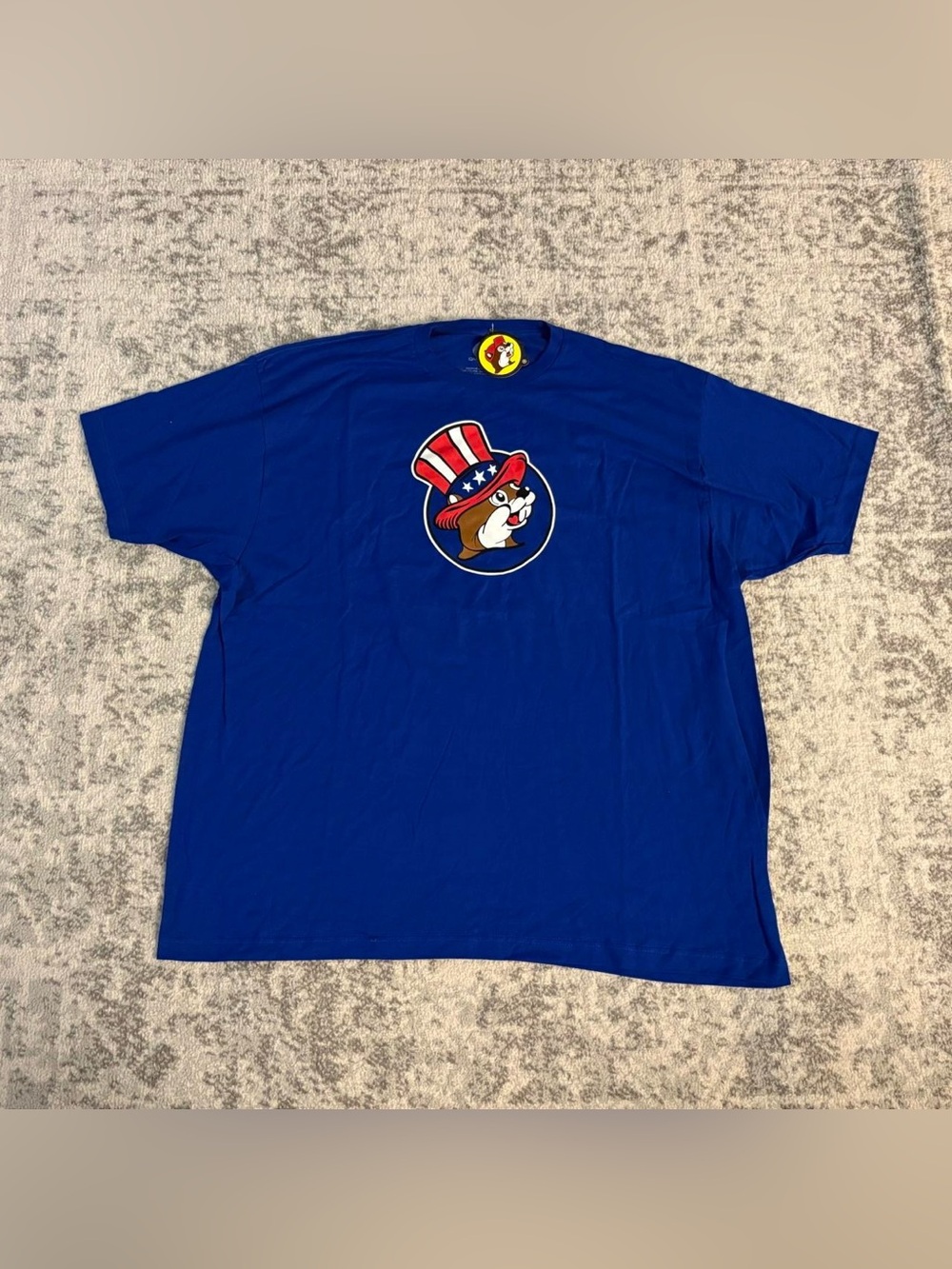 Men’s XXXL Buccees Blue Fourth of July Motorcycle Graphic Tee New With Tags